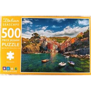 Italian Seascape 500 Piece Jigsaw Puzzle by PAGE Publications